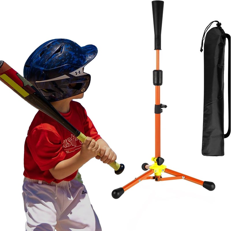 Wiseek 23.5 to 39.76 Inches Baseball Tee for Kids, Batting Tees for Baseball with Carry Bag, Portable Stable Tanner Tee, Baseball Training Equipment Aged 5-12, Softball Tee for Batting and Hitting - Image 1